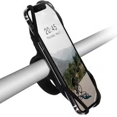 Supports de téléphone pour vélo avec sangle ou élastique