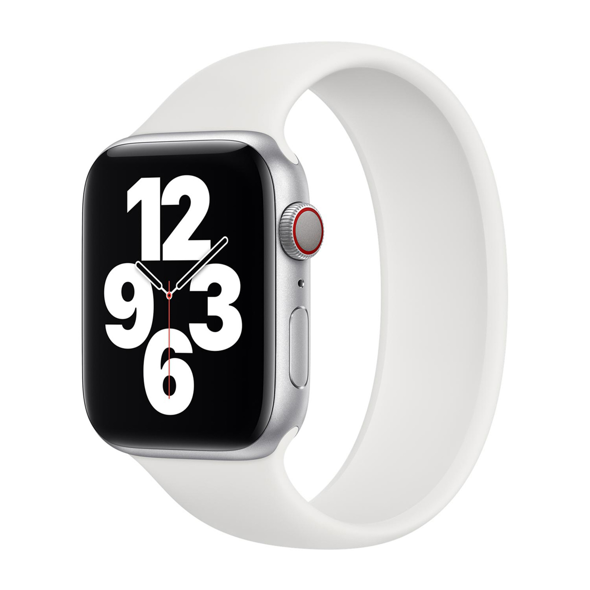 Bracelet Boucle unique en Silicone Apple Watch 38/40/41/42 mm - Taille 2 - White