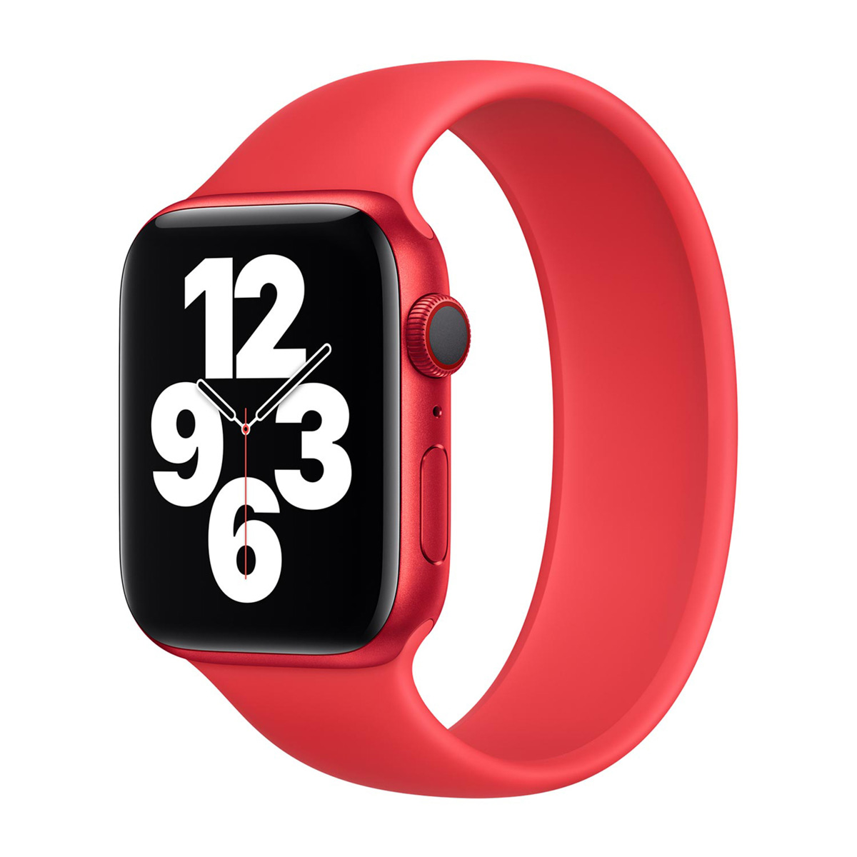 Bracelet Boucle unique en Silicone Apple Watch  44/45/46/49 mm - Taille 5 - (Product) Red