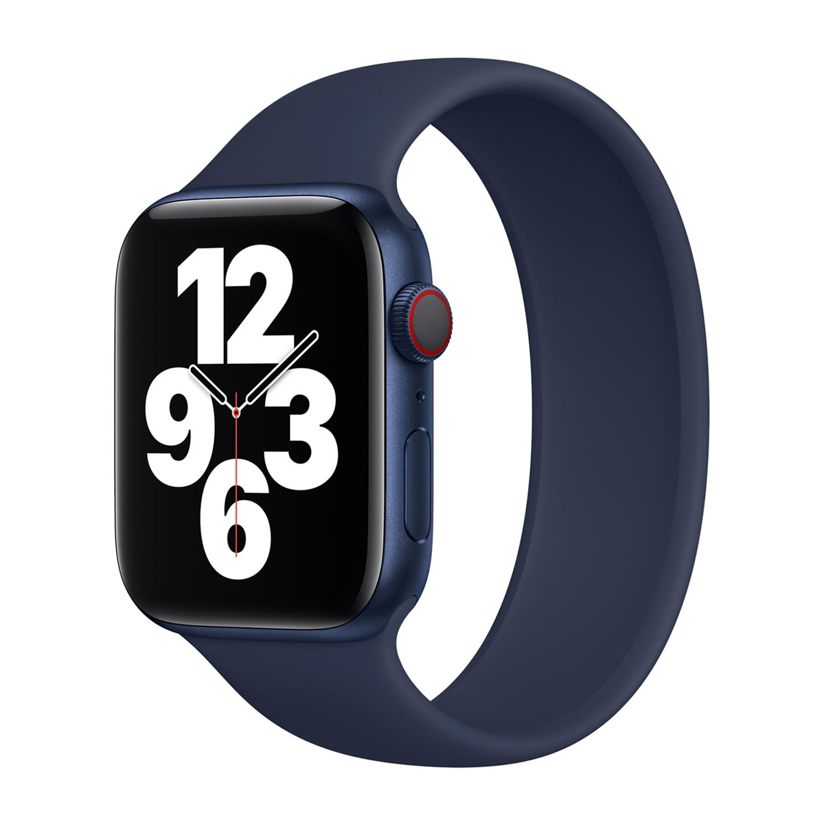 Bracelet Boucle unique en Silicone Apple Watch 44/45/46/49 mm - Taille 11 - Deep Navy