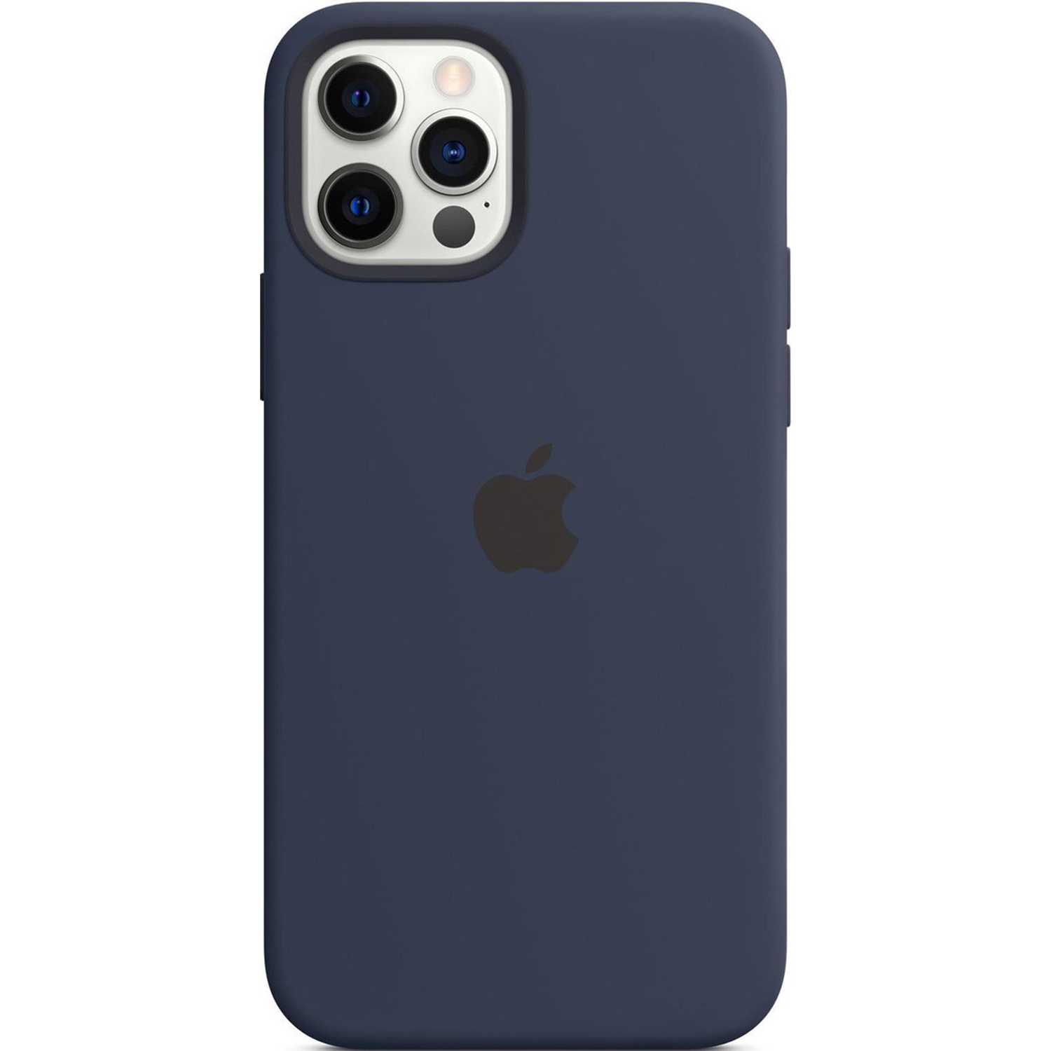 Silicone Backcover MagSafe voor de Apple iPhone 12 (Pro) - Deep Navy