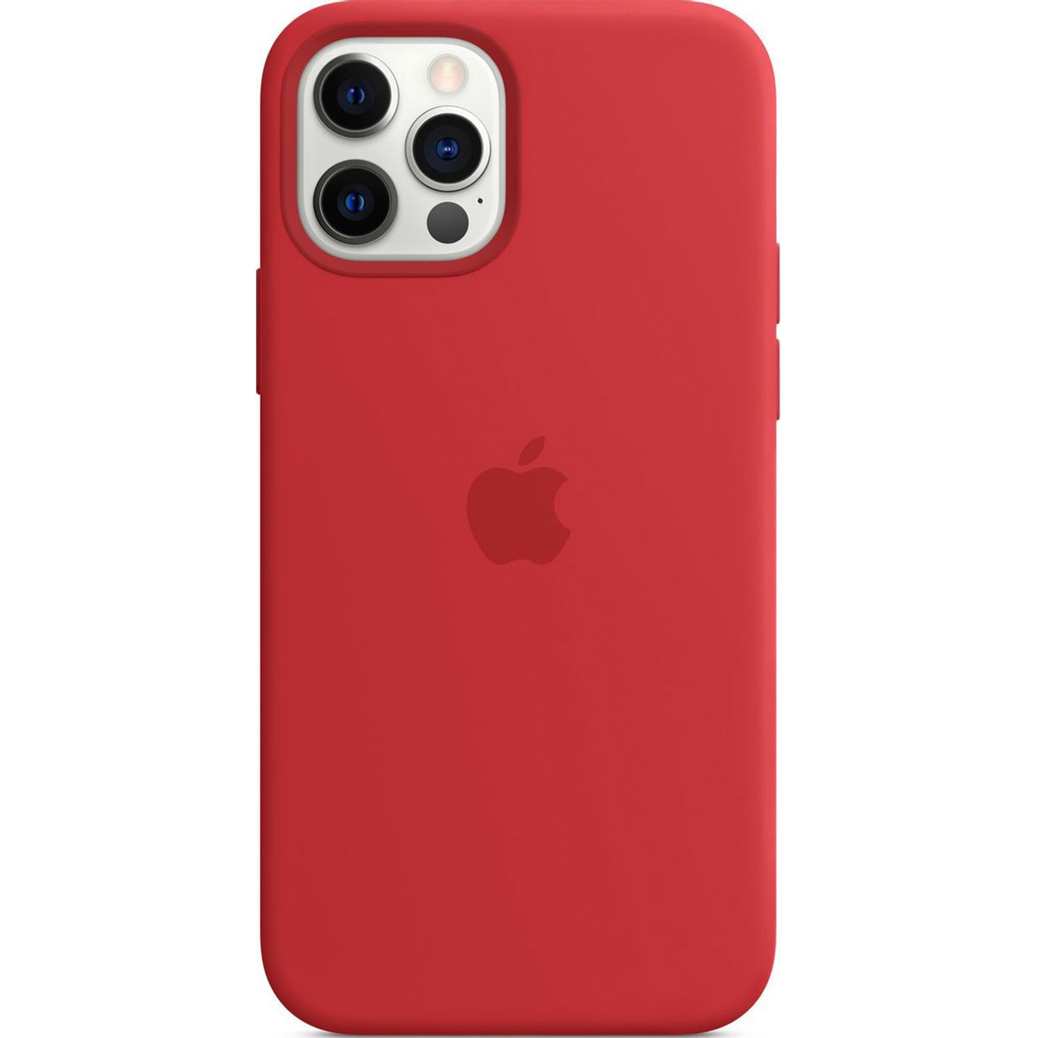 Coque en silicone MagSafe Apple iPhone 12 (Pro) - (Product) Red