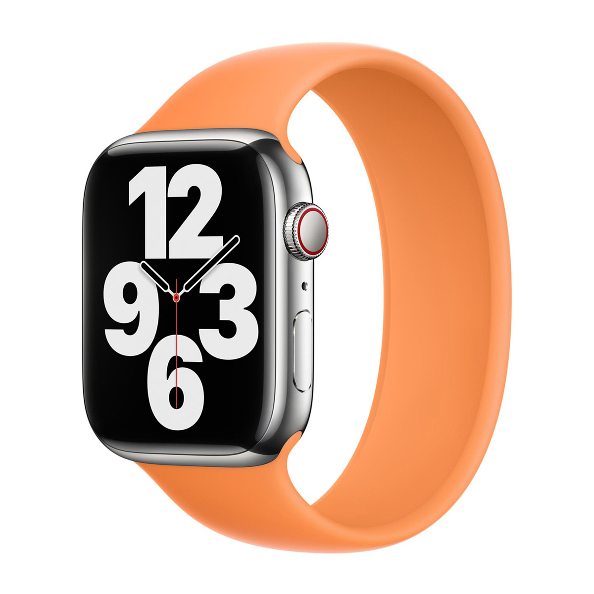 Bracelet Boucle unique en Silicone Apple Watch  38/40/41/42 mm - Taille 2 - Marigold