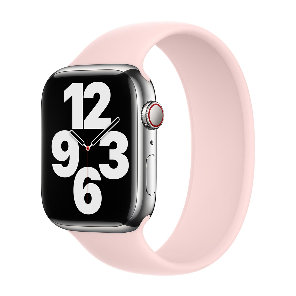 Bracelet Boucle unique en Silicone Apple Watch 38/40/41/42 mm - Taille 1 - Chalk Pink