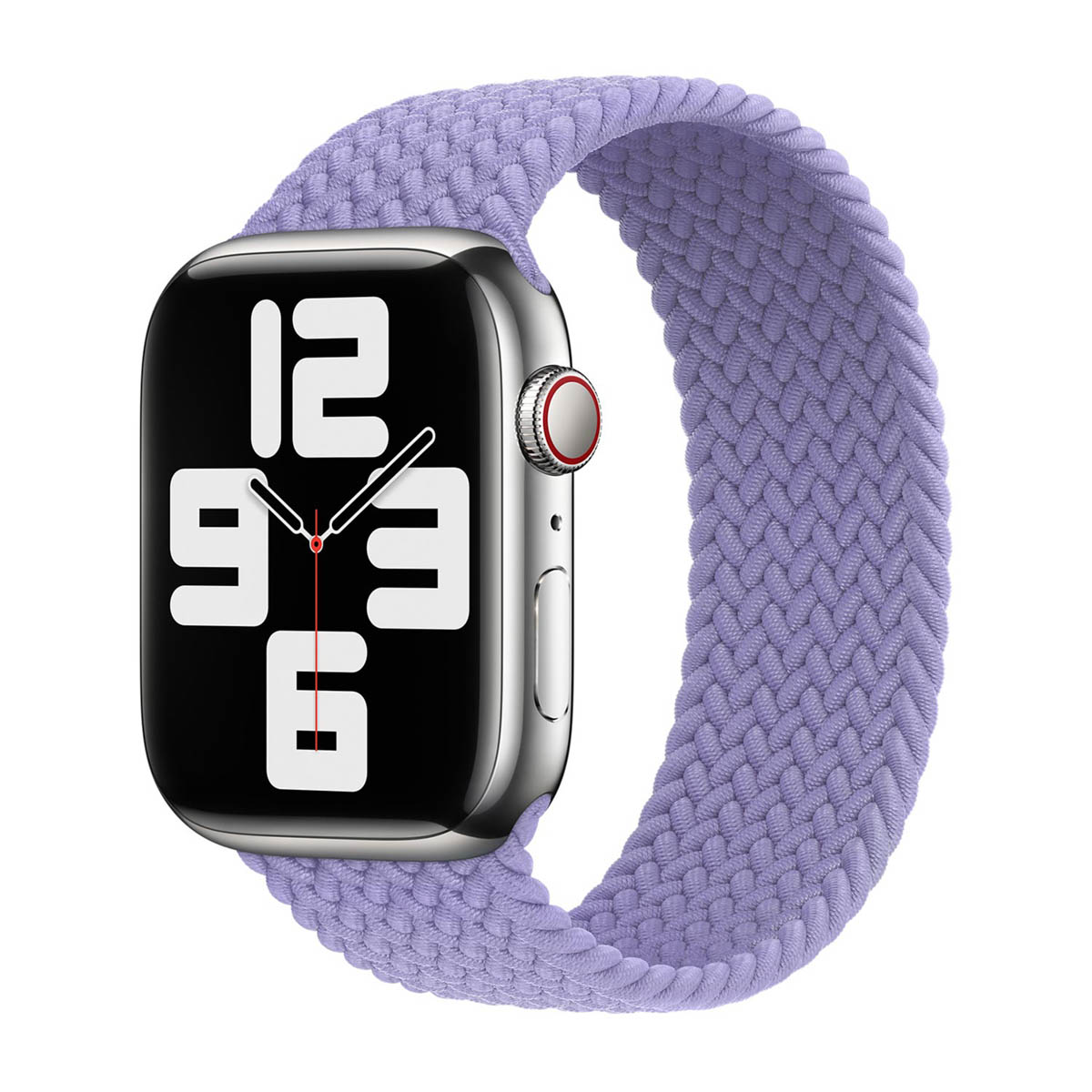 Bracelet Solo tress&eacute; Apple Watch  38/40/41/42 mm - Taille 1 - Lavender