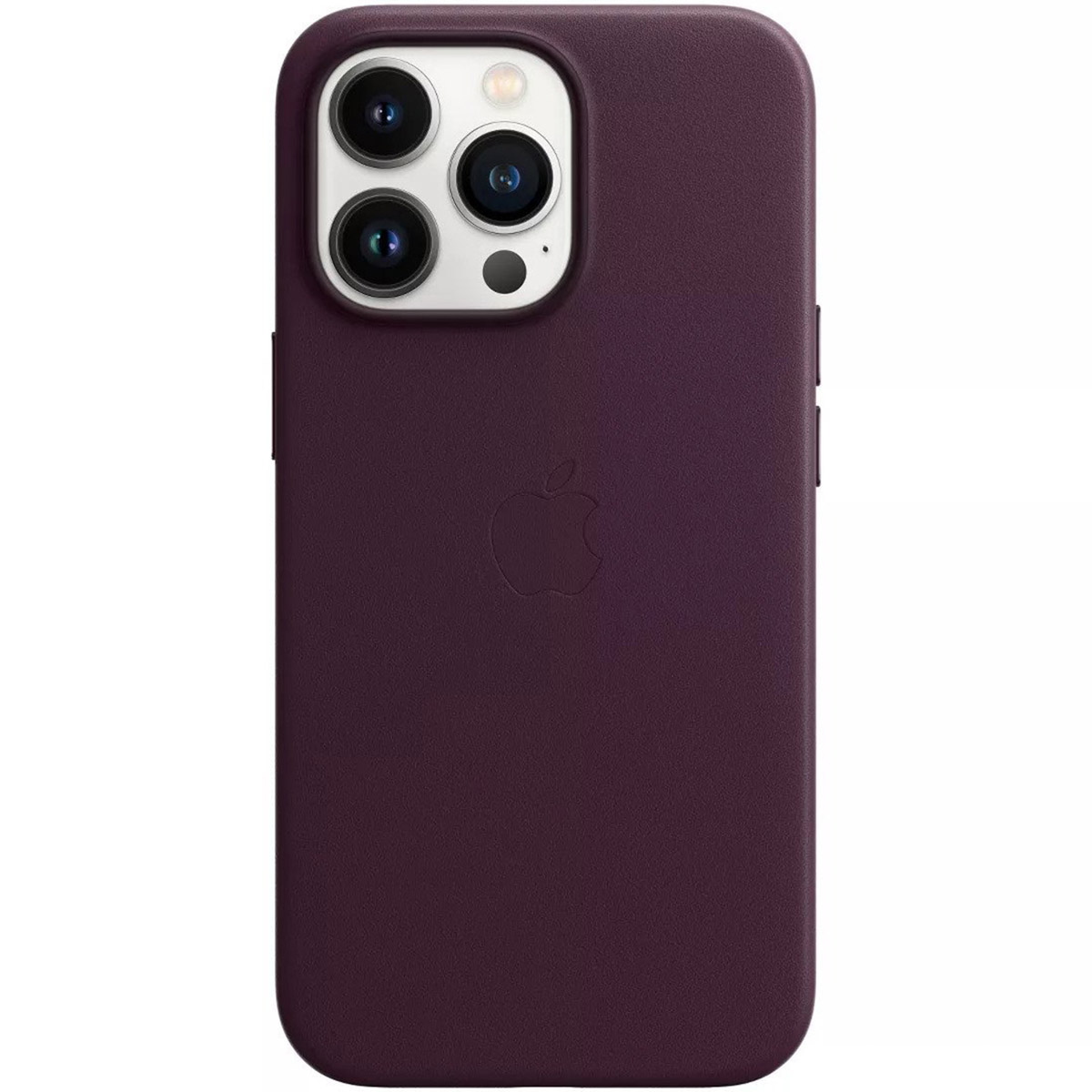 Apple Coque en cuir avec MagSafe (pour iPhone 13 Pro) - Cerise Noire