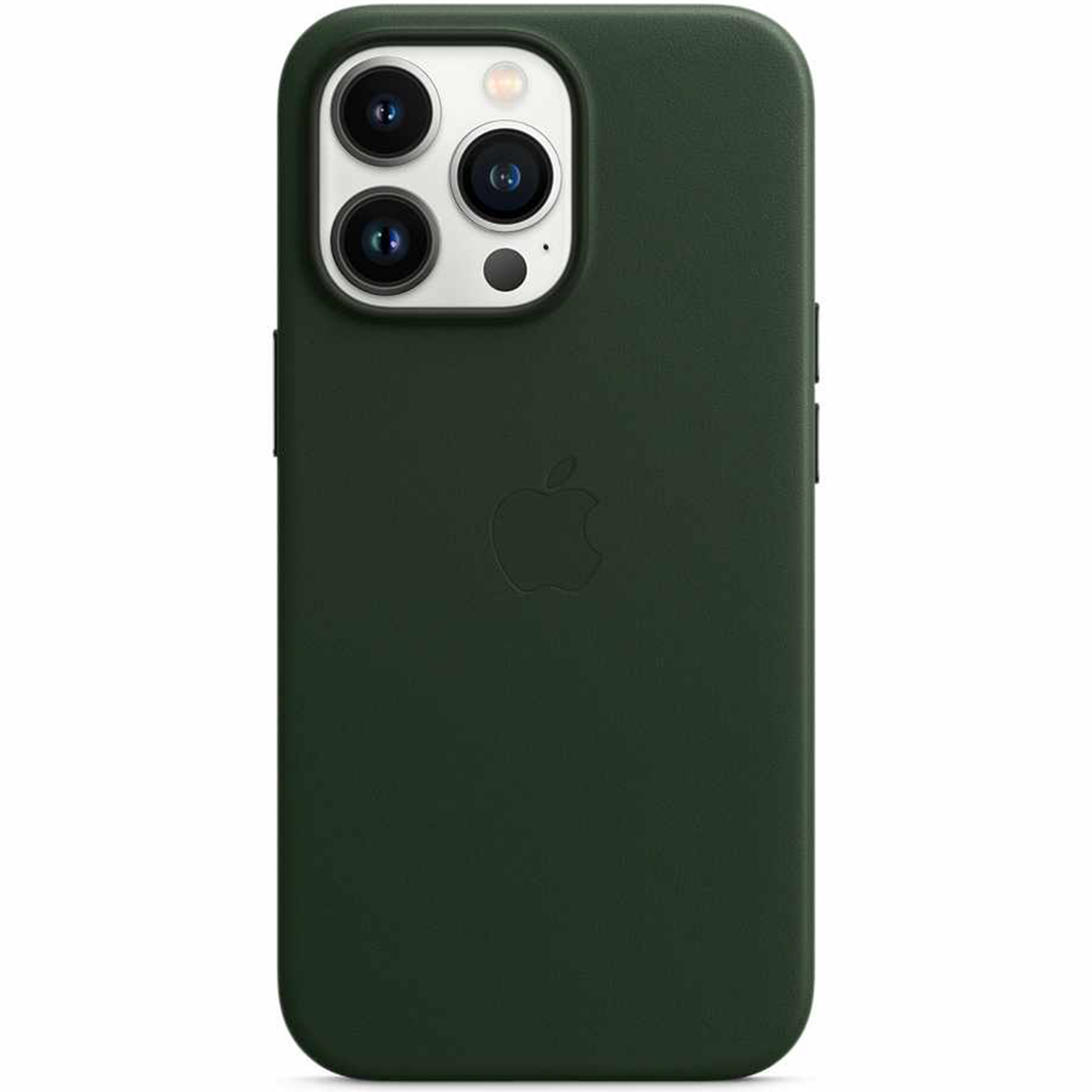 Apple Coque en cuir avec MagSafe (pour iPhone 13 Pro) - Vert S&eacute;quoia