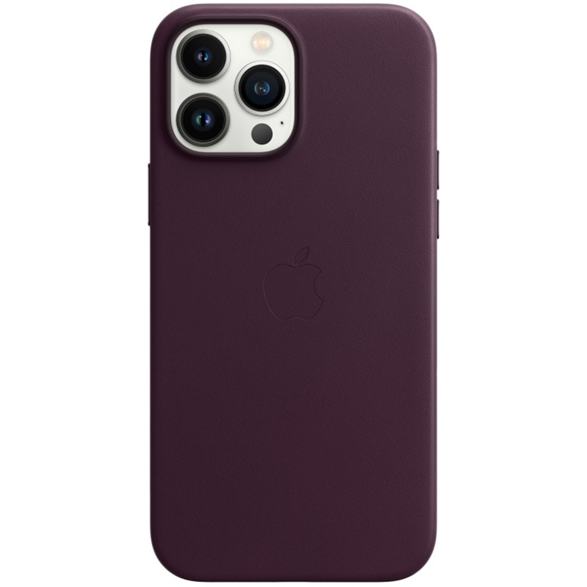 Coque APPLE iPhone 13 Pro Max Cuir bordeaux MagSafe 