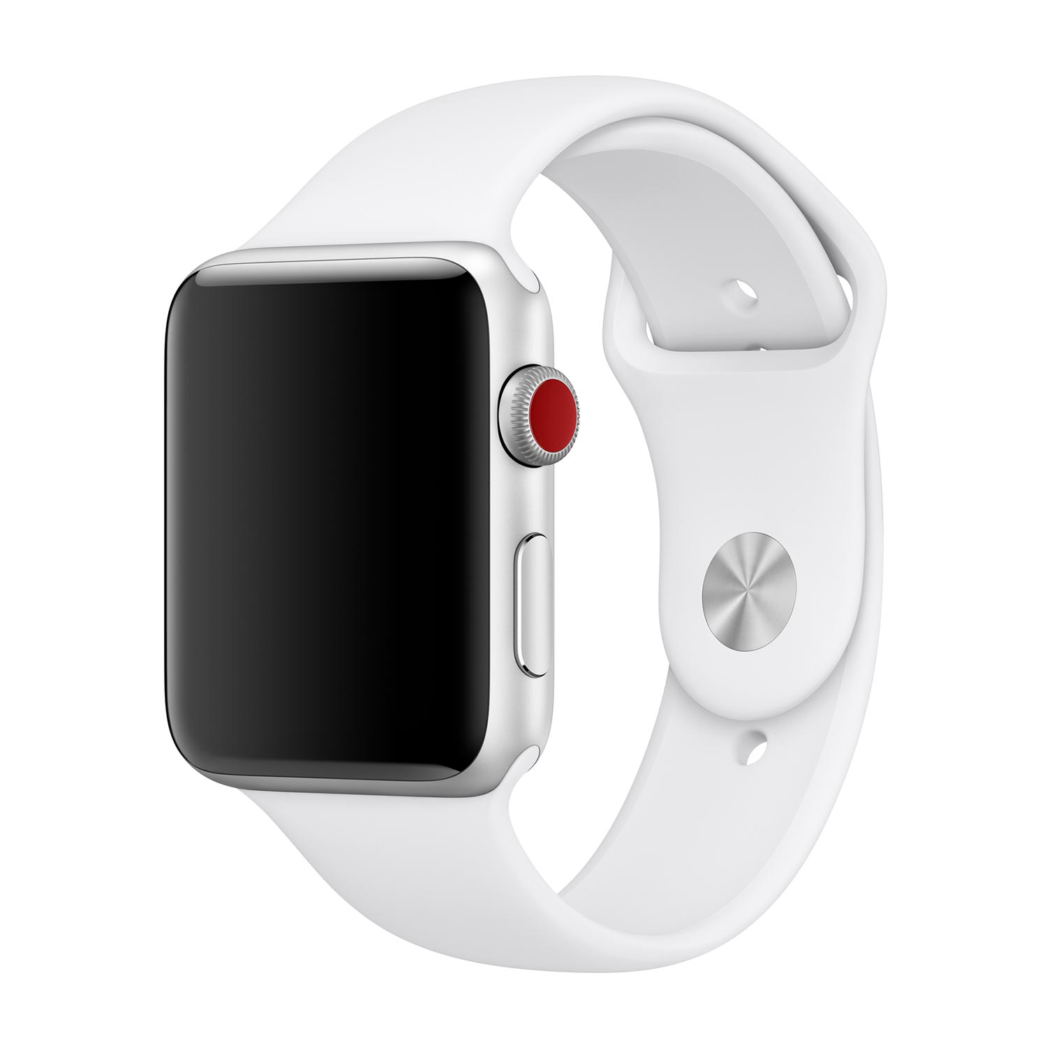 Bracelet Sport pour Apple Watch 38/40/41/42 mm - Taille M/L - Blanc