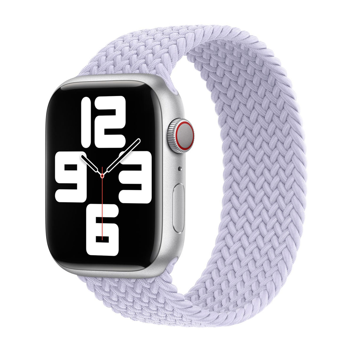Bracelet Solo tress&eacute; Apple Watch  38/40/41/42 mm - Taille 2 - Purple Fog