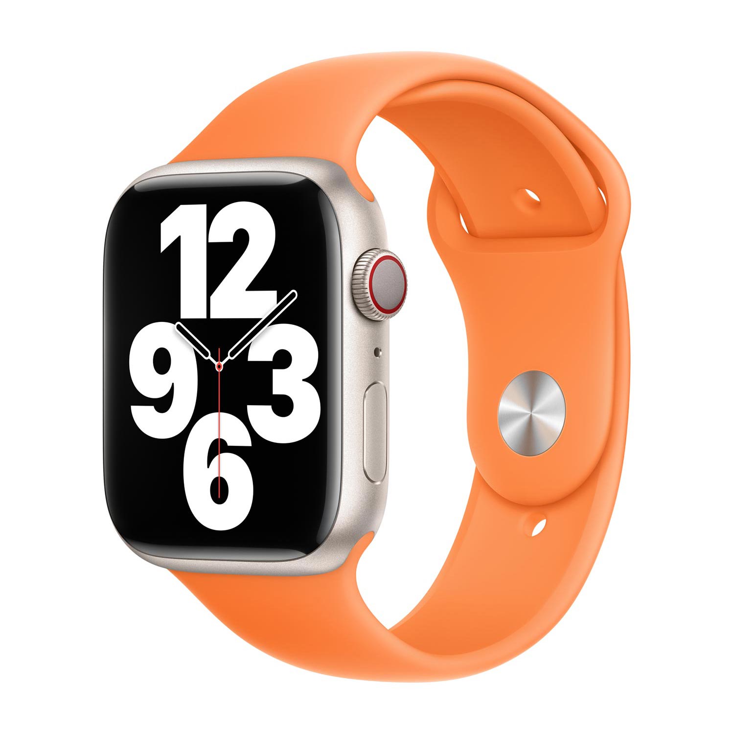 Apple Watch Band - Bracelet Sport - 41&nbsp;mm - Orange vif - One Size