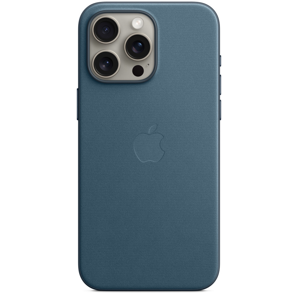FineWoven Backcover MagSafe voor de Apple iPhone 15 Pro Max - Pacific Blue