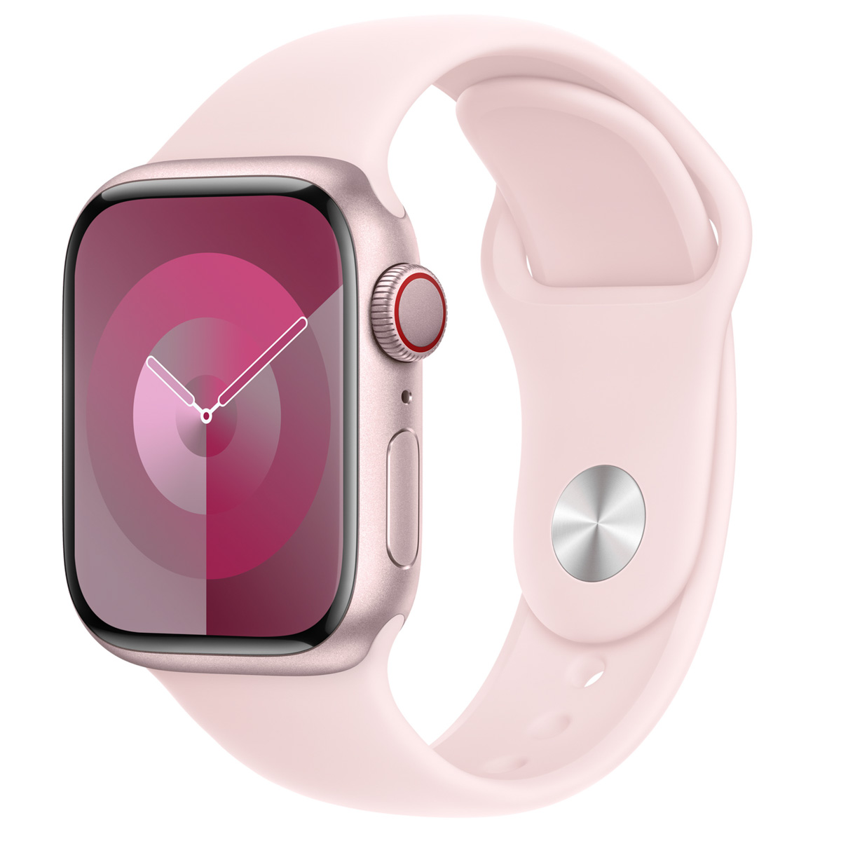 Apple Watch Band - Bracelet Sport - 41&nbsp;mm - Rose p&acirc;le - S/M