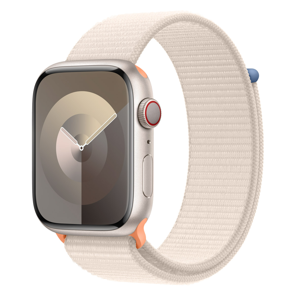 Bracelet boucle Apple Sport 45 mm &eacute;toile blanche