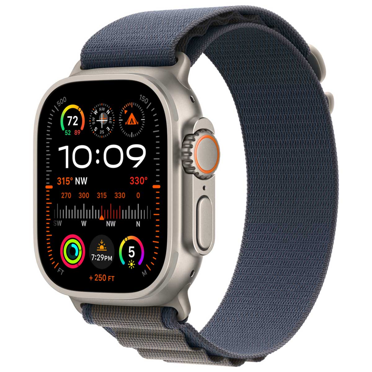 Apple Watch Band - Alpine Loop - 49&nbsp;mm - Bleu - Large