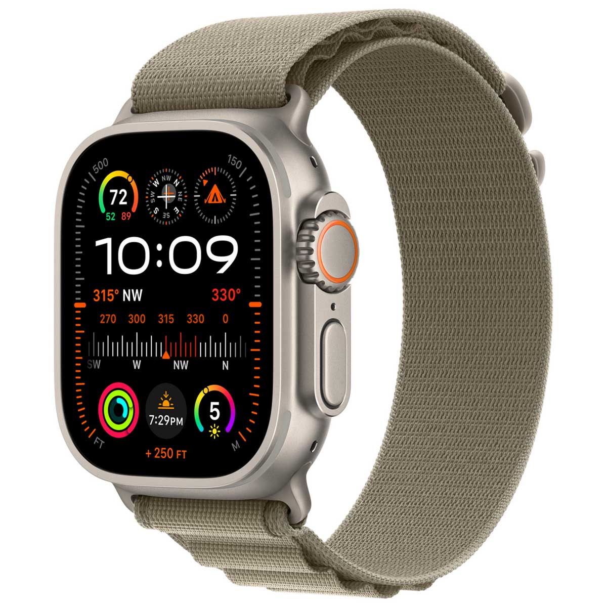 Apple Watch Band - Alpine Loop - 49&nbsp;mm - Olive - Medium