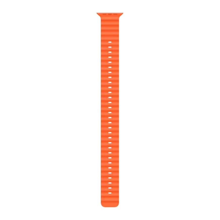 Extension pour Bracelet Oc&eacute;an Apple Watch  44/45/46/49 mm - Taille XL - Orange