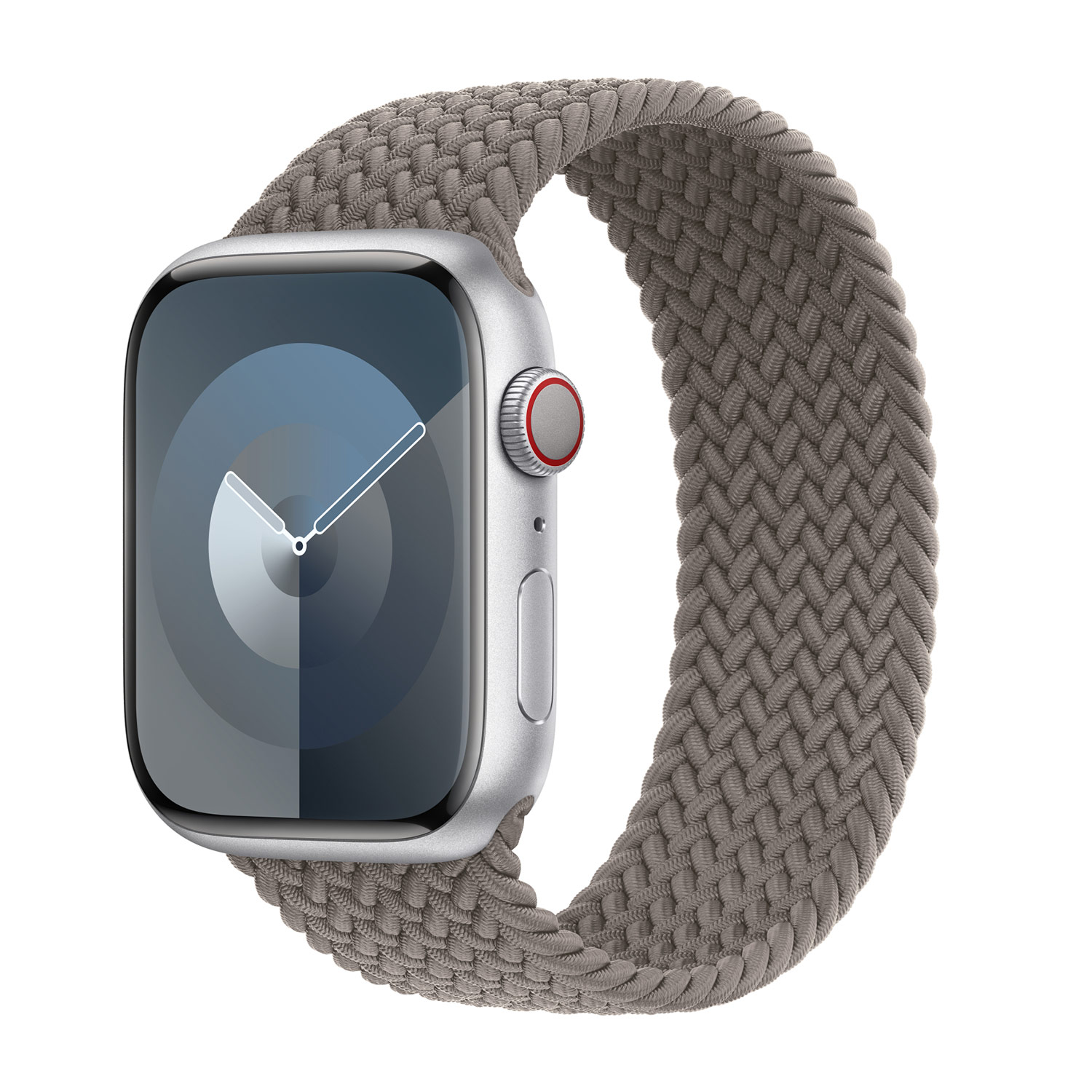 Bracelet Solo tress&eacute; Apple Watch Series 1 - 11 / SE / Ultra (44/45/46/49 mm) - Taille 10 - Clay