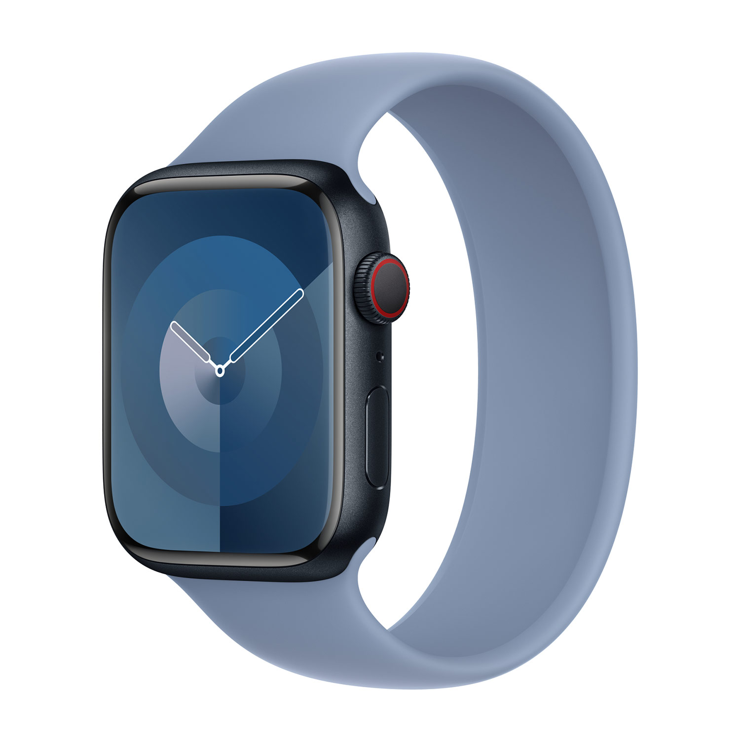 Bracelet Boucle unique en Silicone Apple Watch  38/40/41/42 mm - Taille 1 - Winter Blue