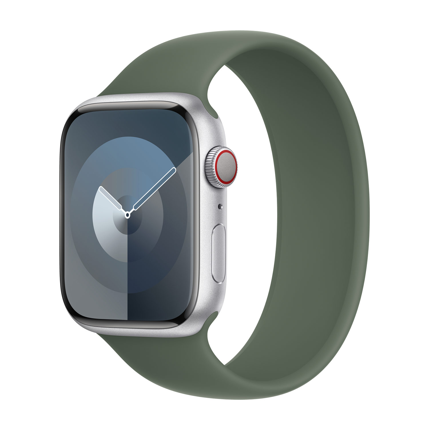 Bracelet Boucle unique en Silicone Apple Watch  38/40/41/42 mm - Taille 4 - Cypress