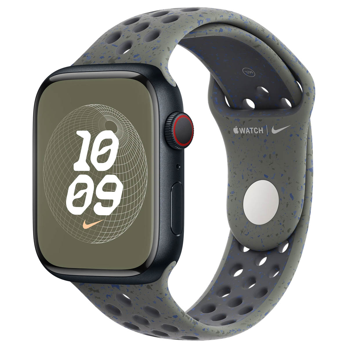 Montre intelligente Apple Watch Nike Sport S/M 45 mm Vert