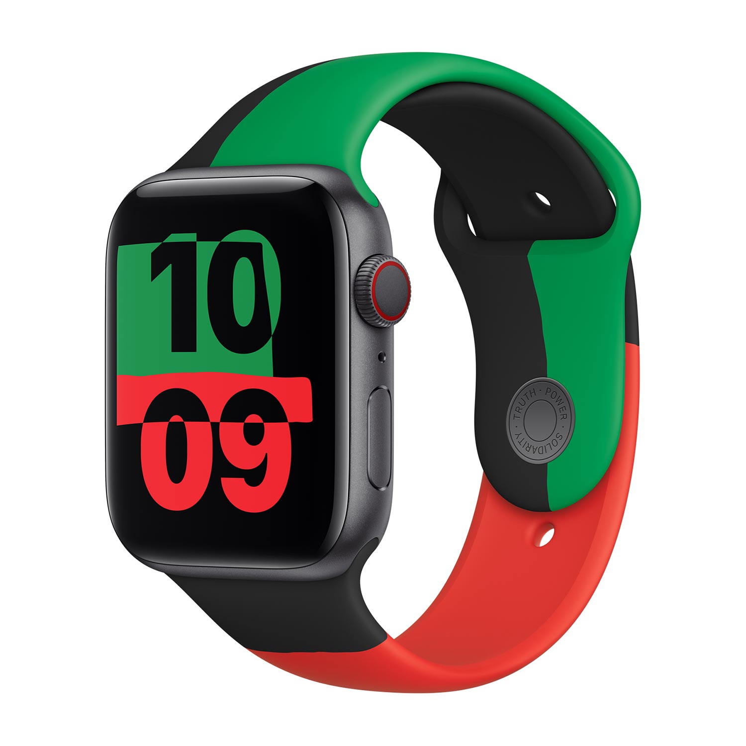 Bracelet Sport Apple Watch  38/40/41/42 mm - Taille S/M - Black Unity