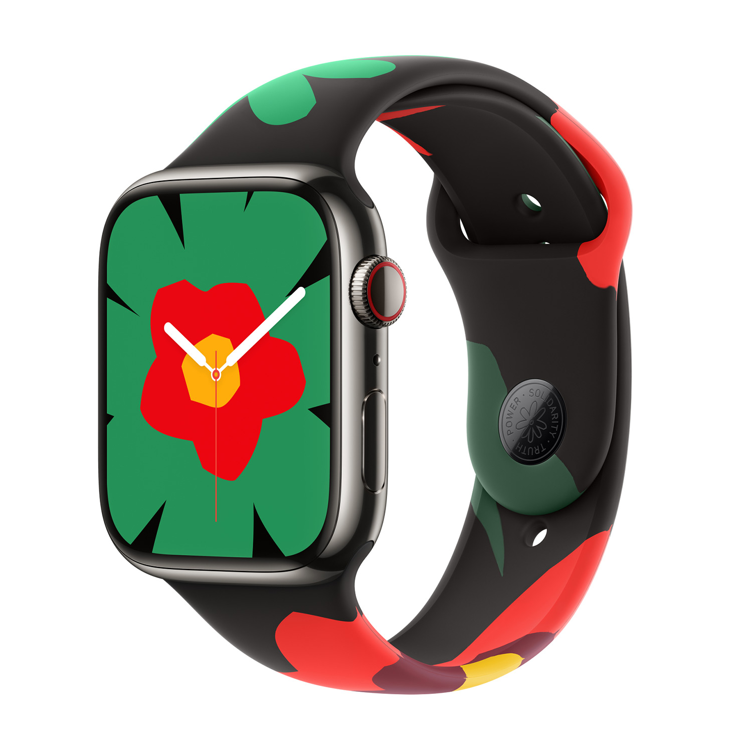 Bracelet Sport Apple Watch  38/40/41/42 mm - Taille M/L - Black Unity
