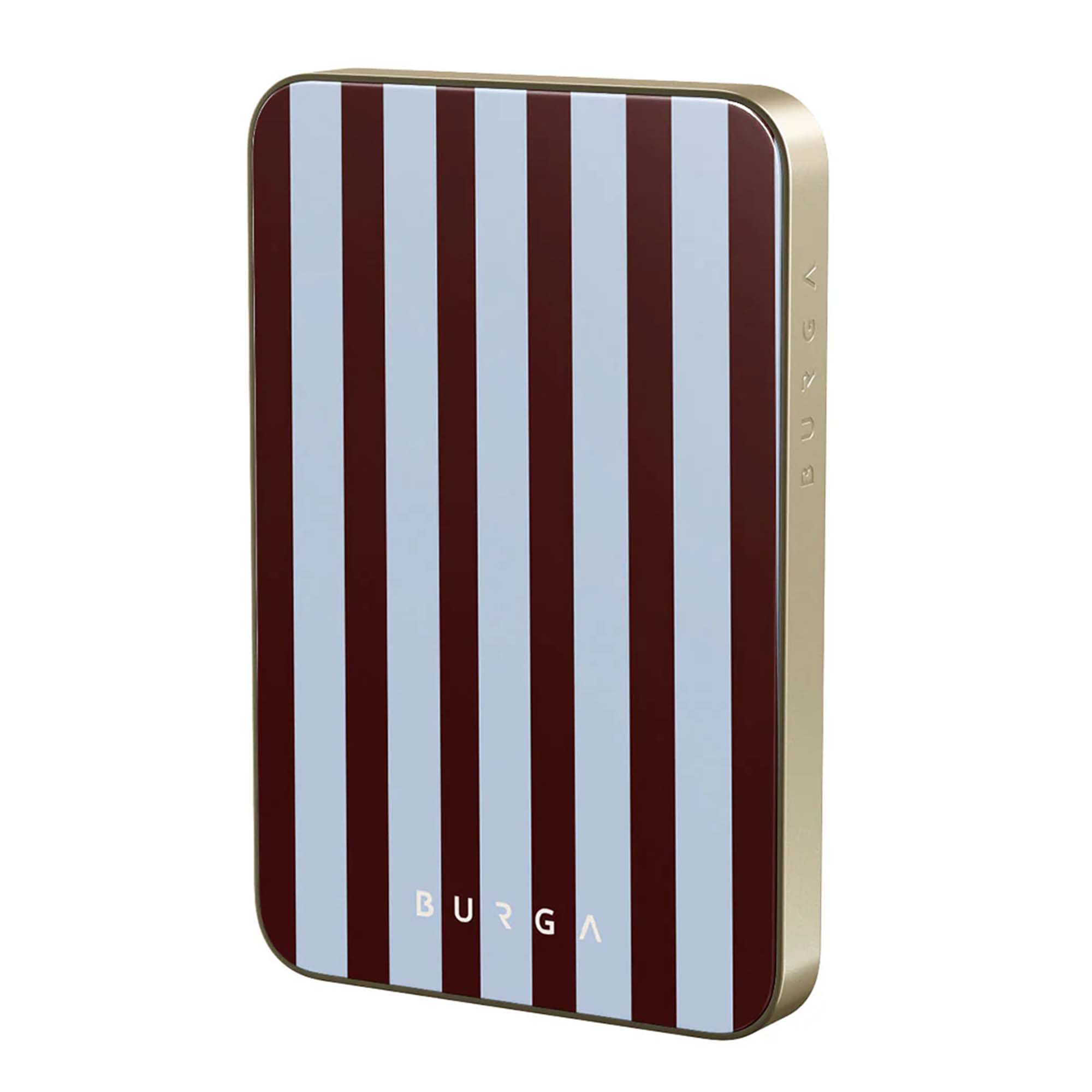 BURGA  Powerbank magn&eacute;tique 5 000 mAh - MagSafe et Qi2 - Offline / Gold