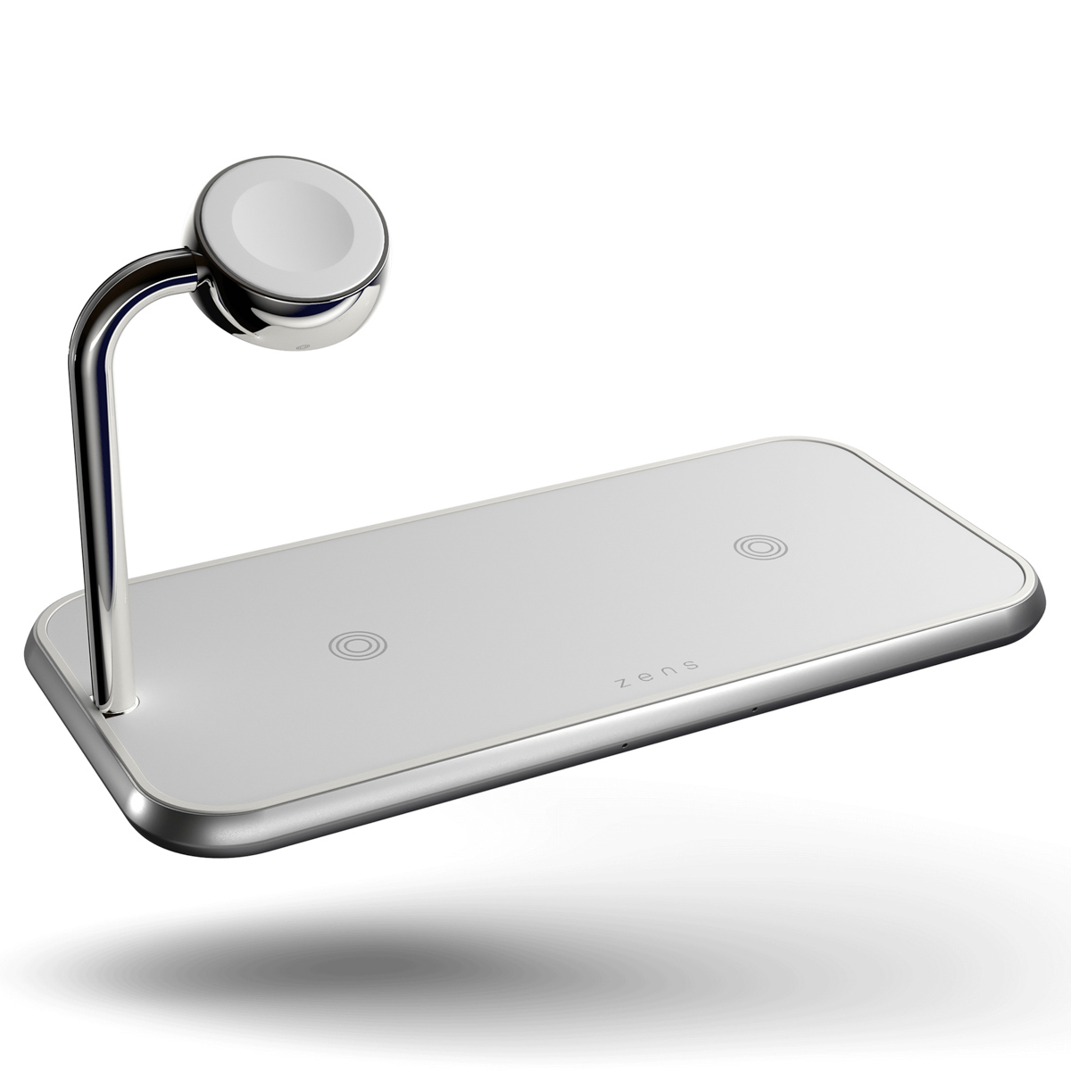 Zens Aluminium Dual Wireless Charger + Apple Watch 10W
