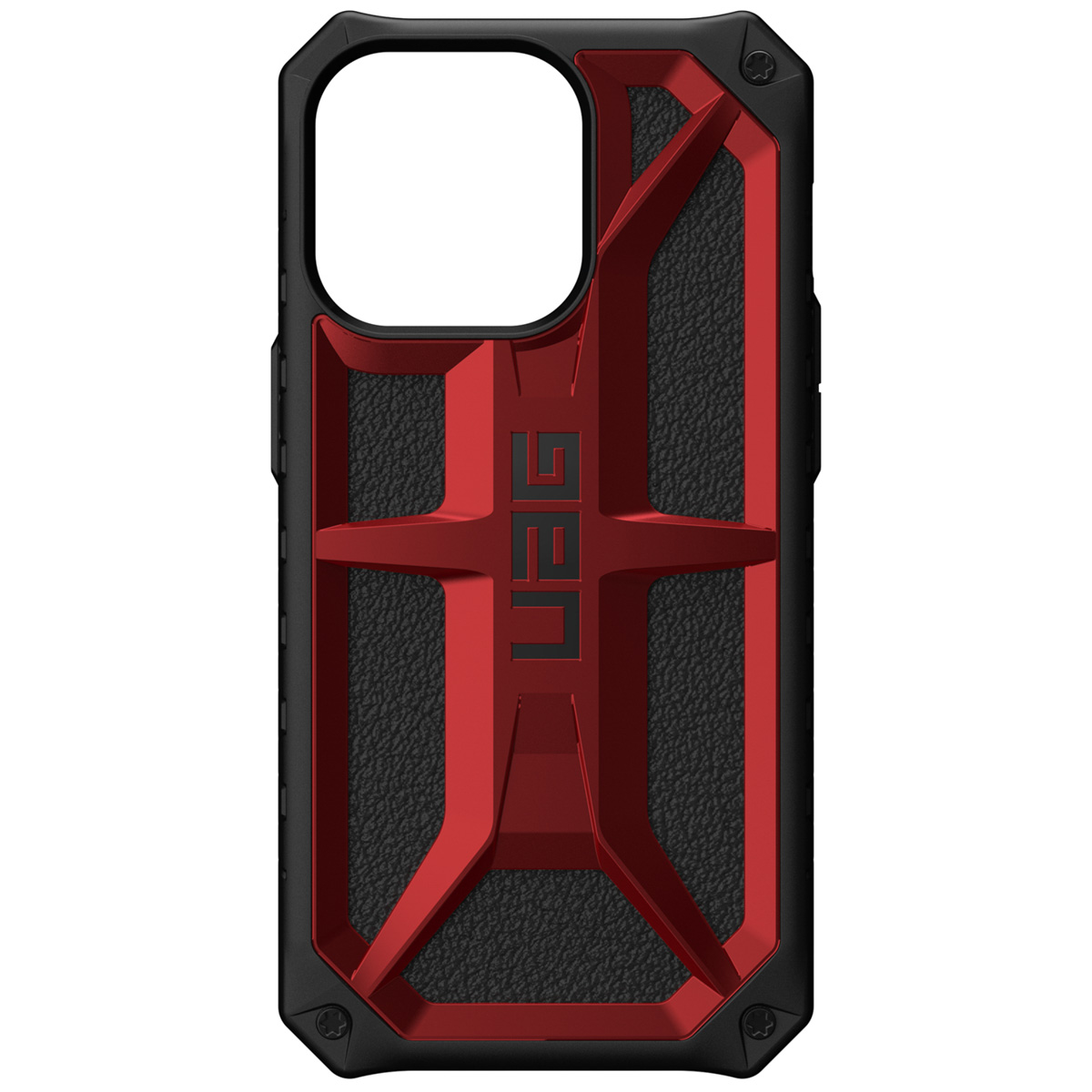 Coque de protection Monarch pour iPhone 13 Pro - Noir et rouge - Neuf