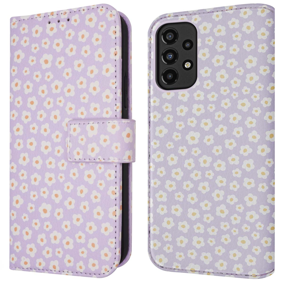 imoshion Design Bookcase voor de Samsung Galaxy A33 - White Daisy