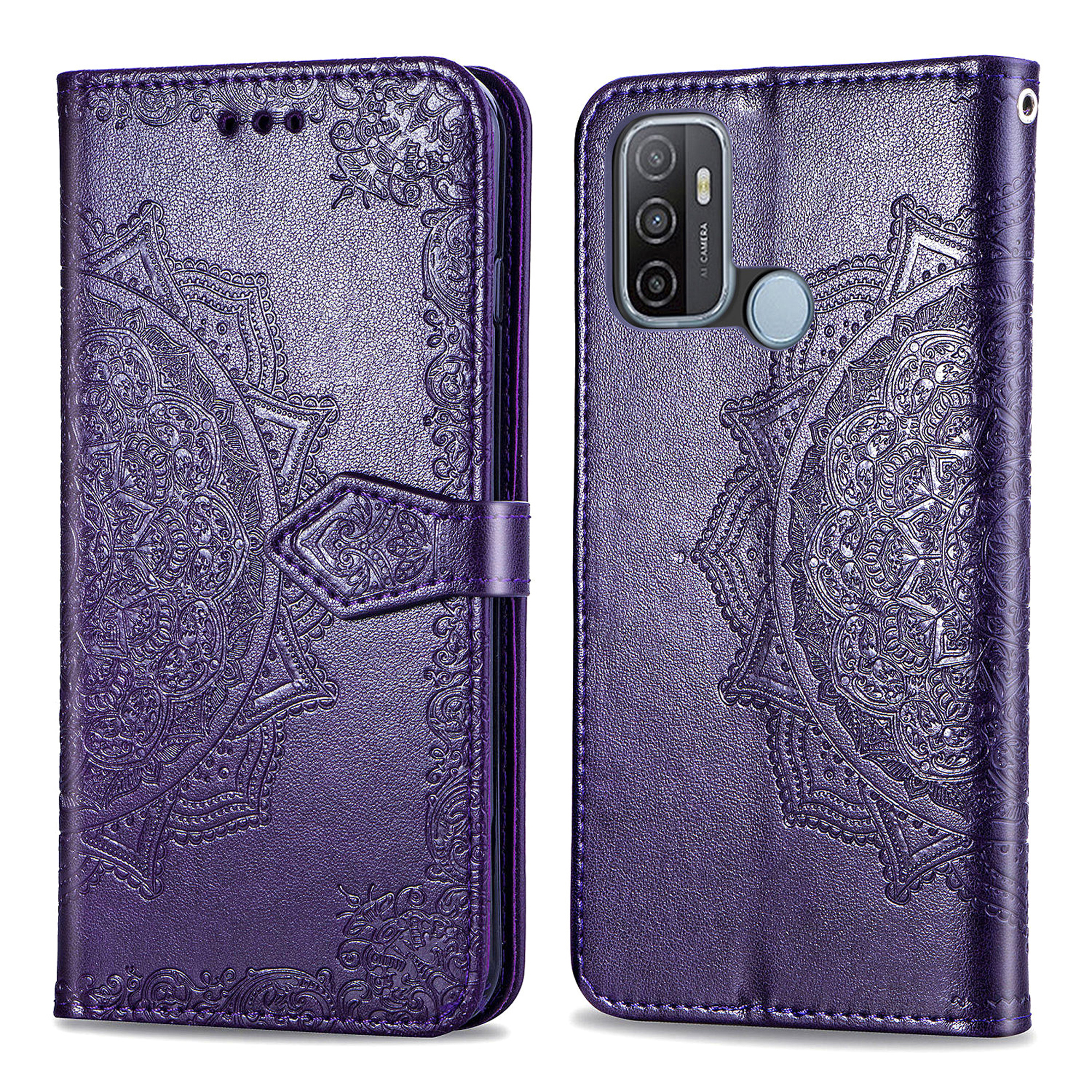 imoshion Mandala Bookcase voor de Oppo A53 / Oppo A53s - Paars