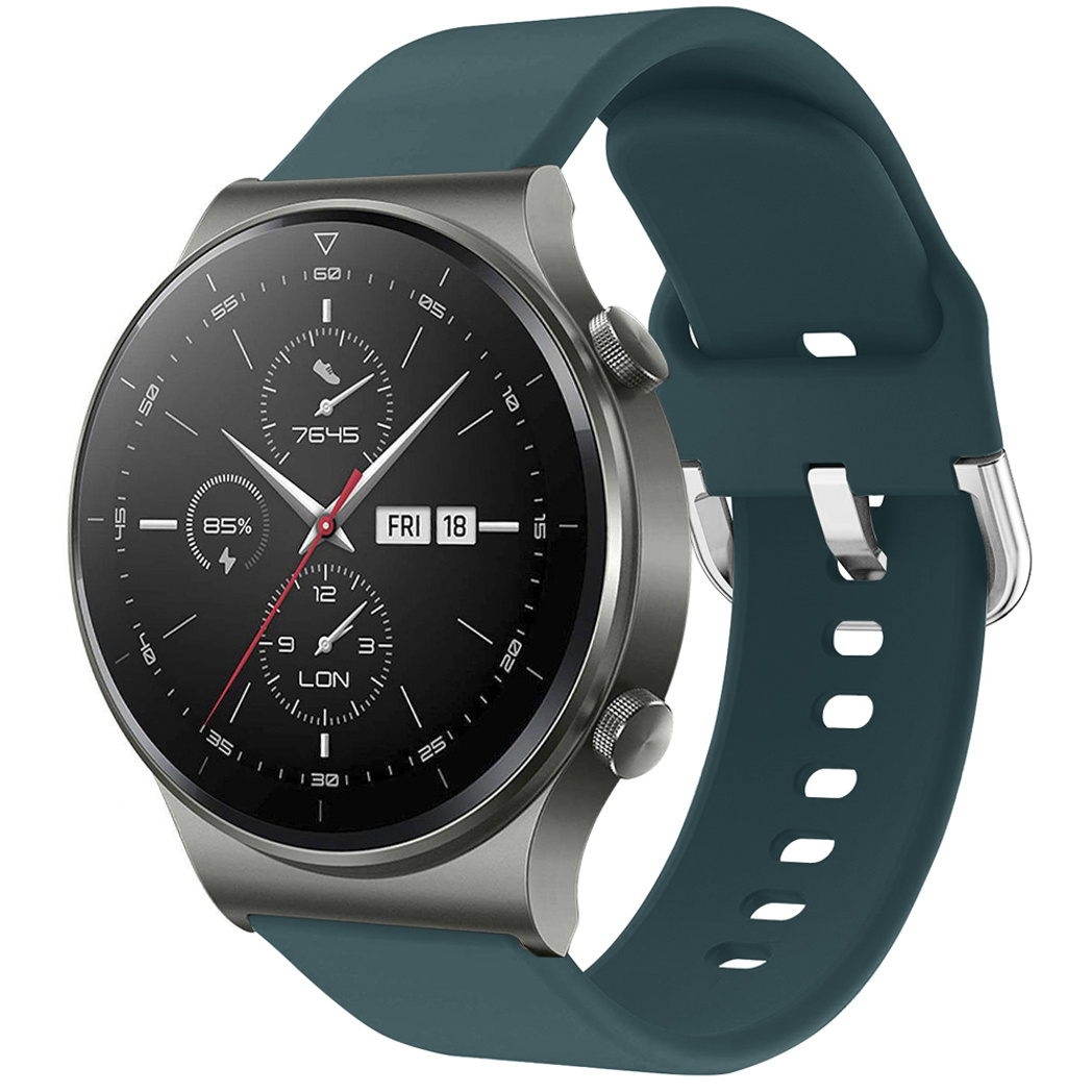 imoshion Bracelet silicone pour l'Huawei Watch GT 2 / Pro / 2e Sport 46 mm - Vert foncé