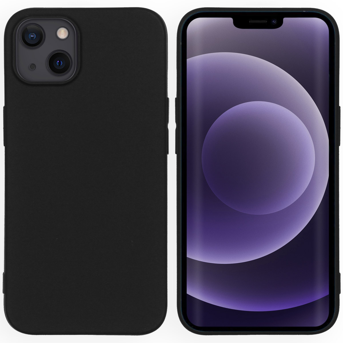 imoshion Color Backcover voor de Apple iPhone 13 - Zwart