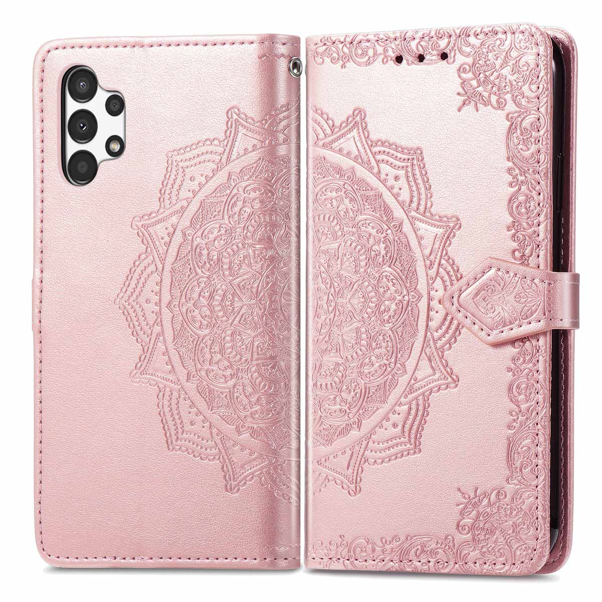 imoshion Mandala Bookcase voor de Samsung Galaxy A13 (4G) - Rosé Goud