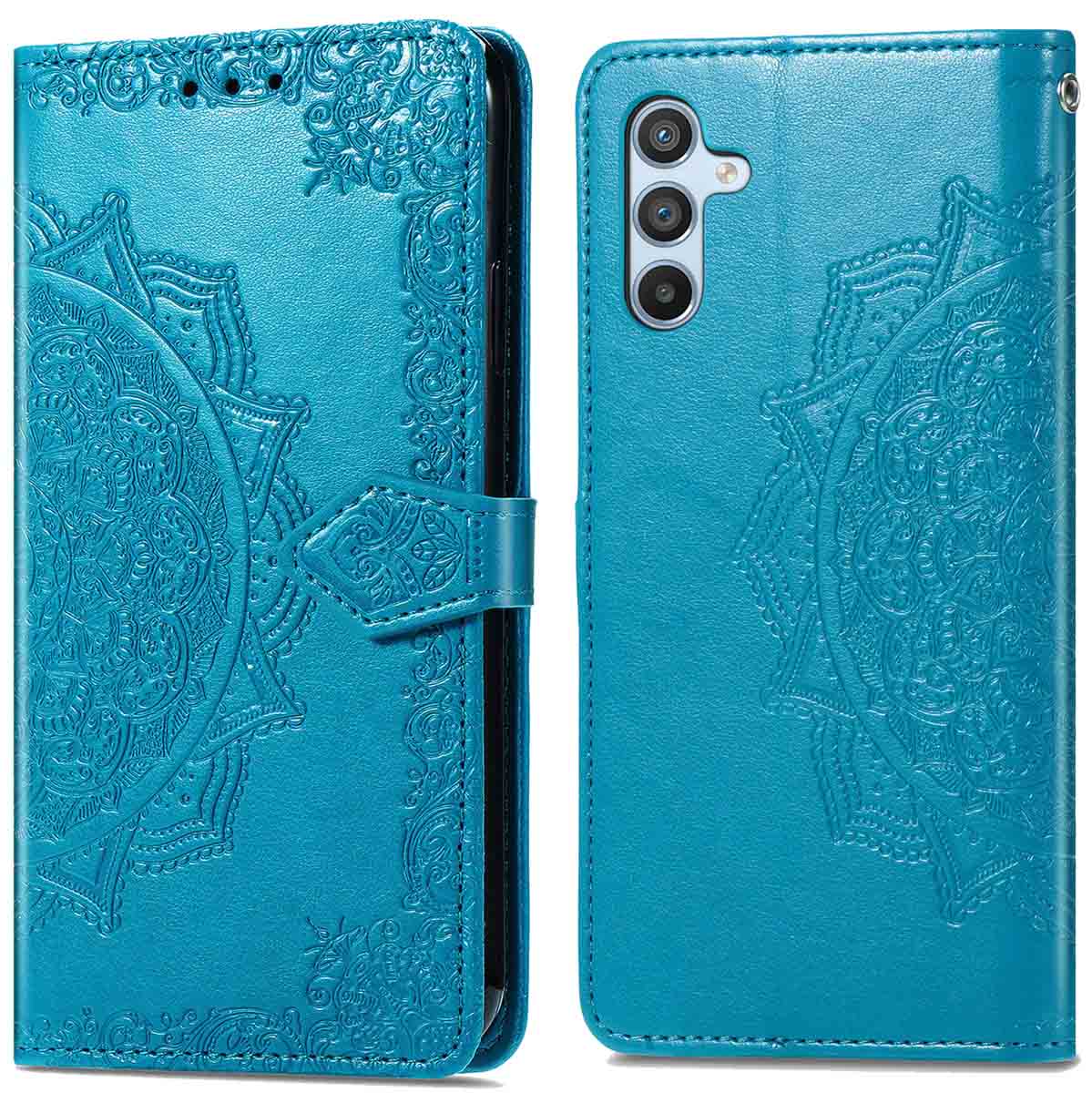 imoshion Mandala Bookcase voor de Samsung Galaxy A34 (5G) - Turquoise