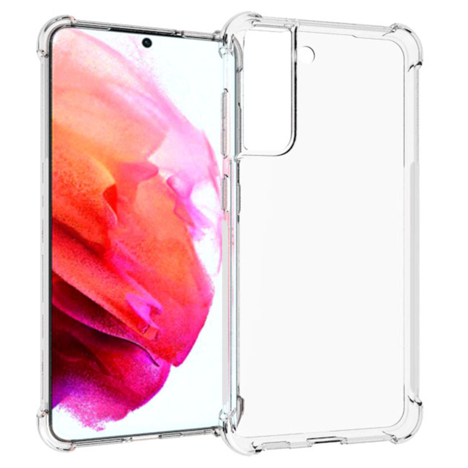 imoshion Shockproof Case voor de Samsung Galaxy S21 FE - Transparant