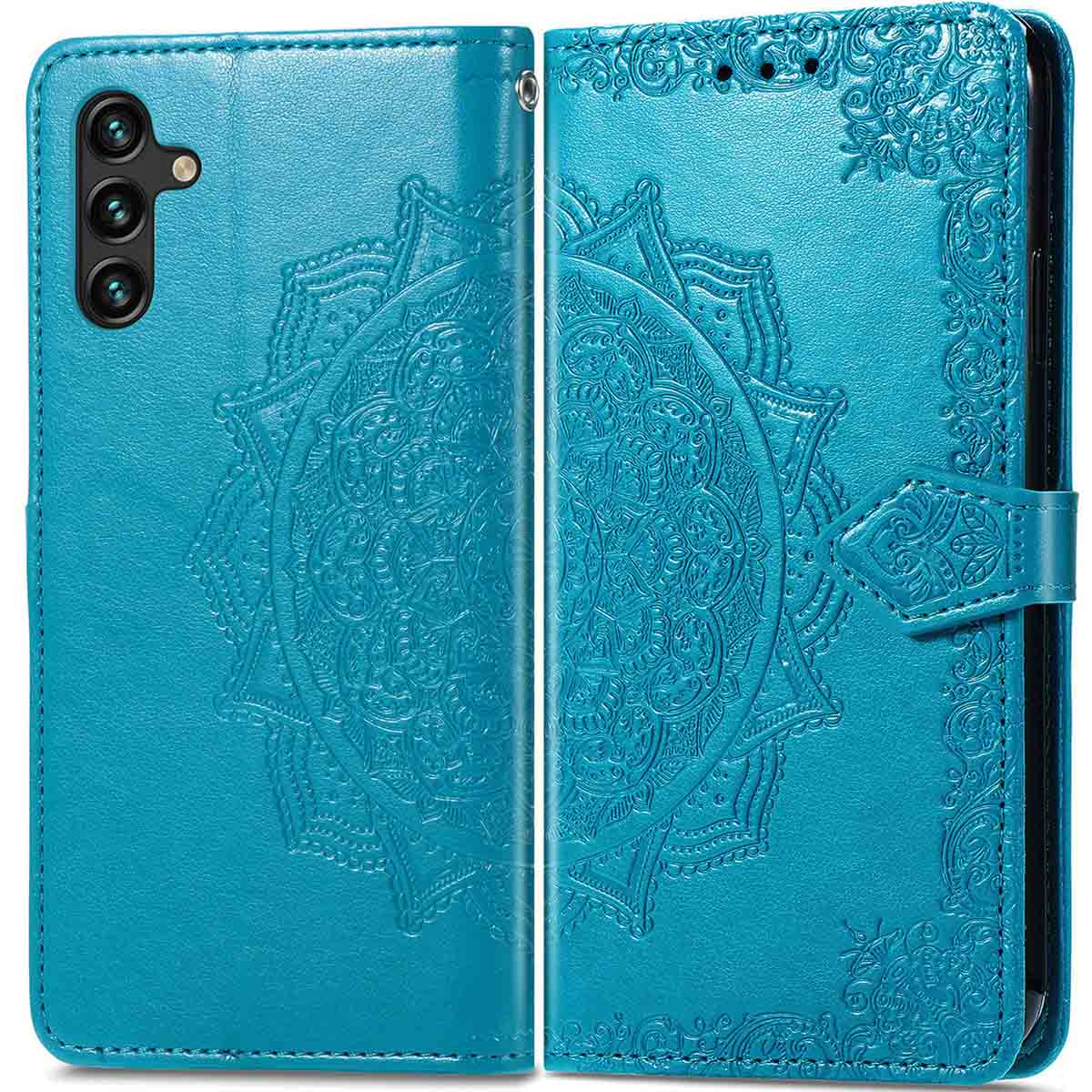 imoshion Mandala Bookcase voor de Samsung Galaxy A13 (5G) / A04s - Turquoise