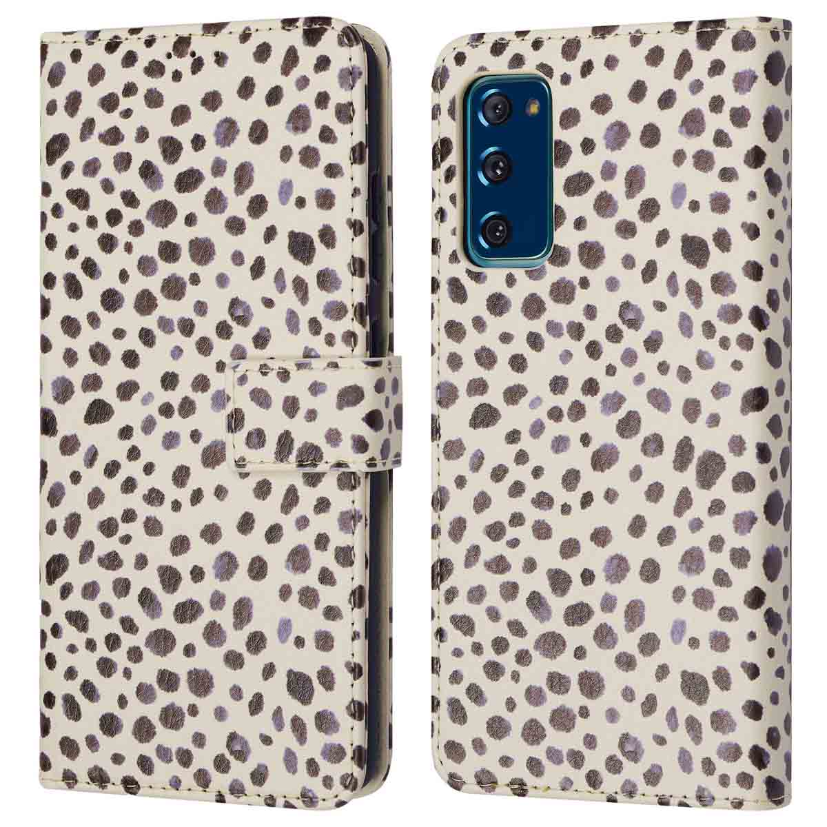 imoshion Design Bookcase voor de Samsung Galaxy S20 FE - Black And White Dots