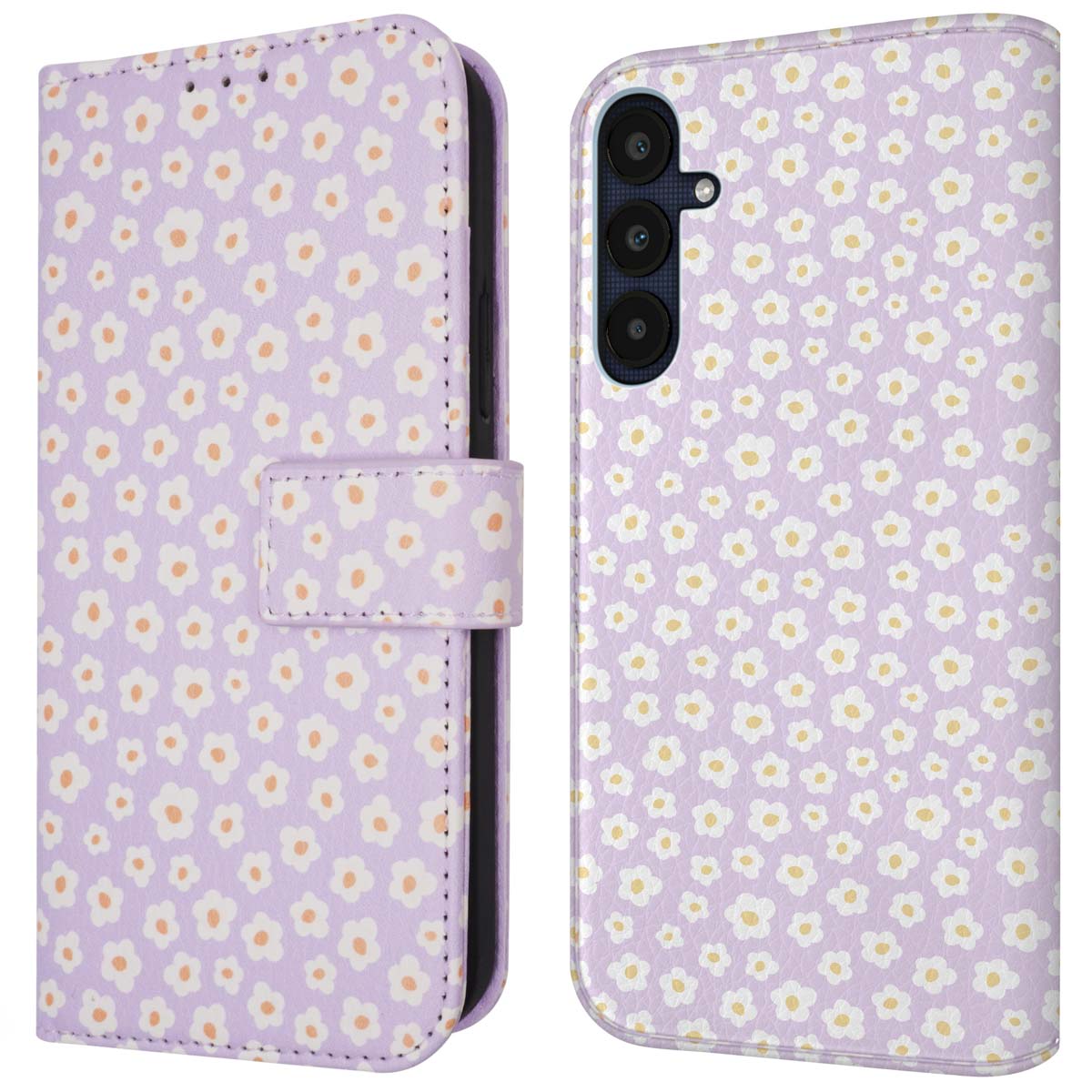 imoshion Design Bookcase voor de Samsung Galaxy A55 - White Daisy