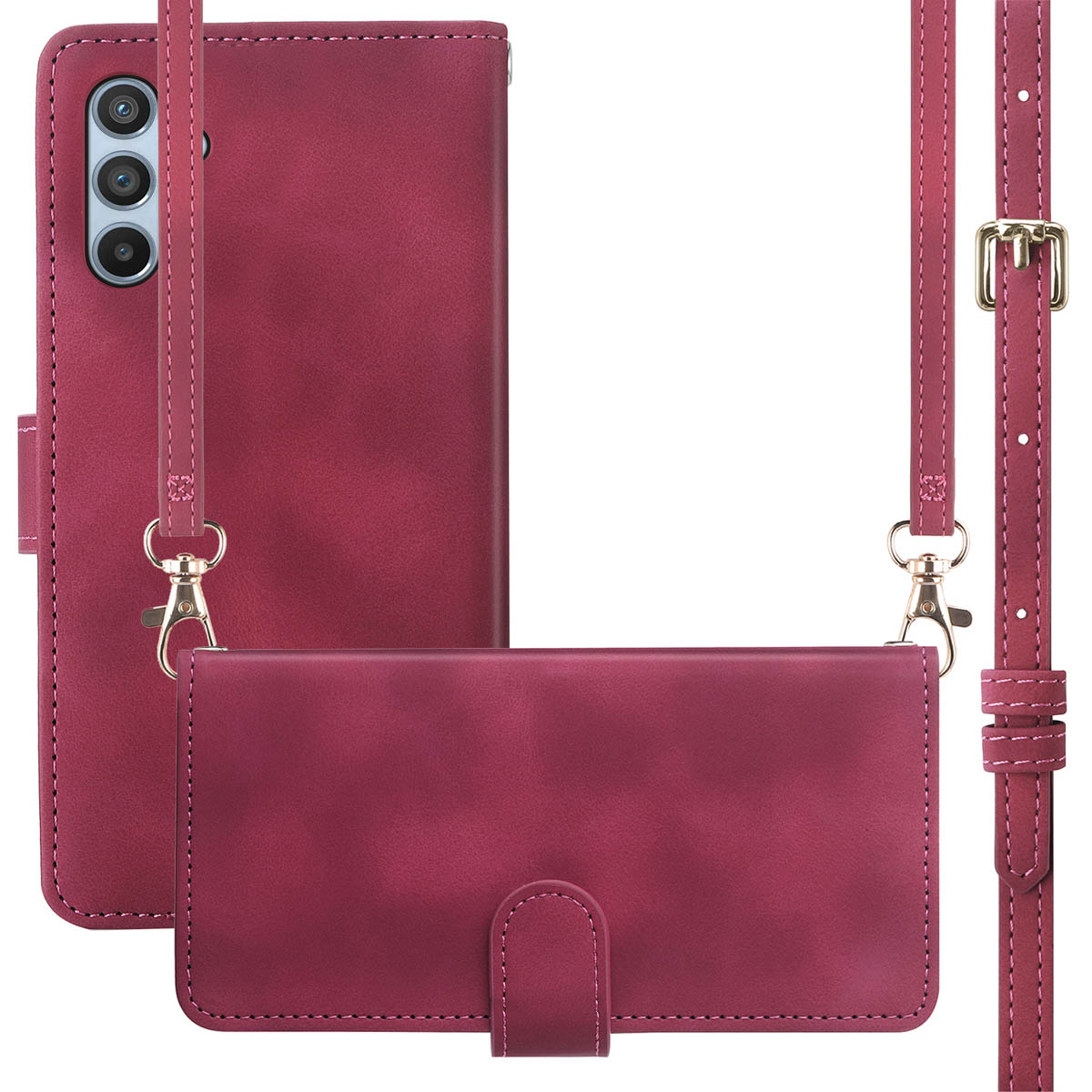 imoshion Bookcase met koord voor de Samsung Galaxy A54 (5G) - Rood