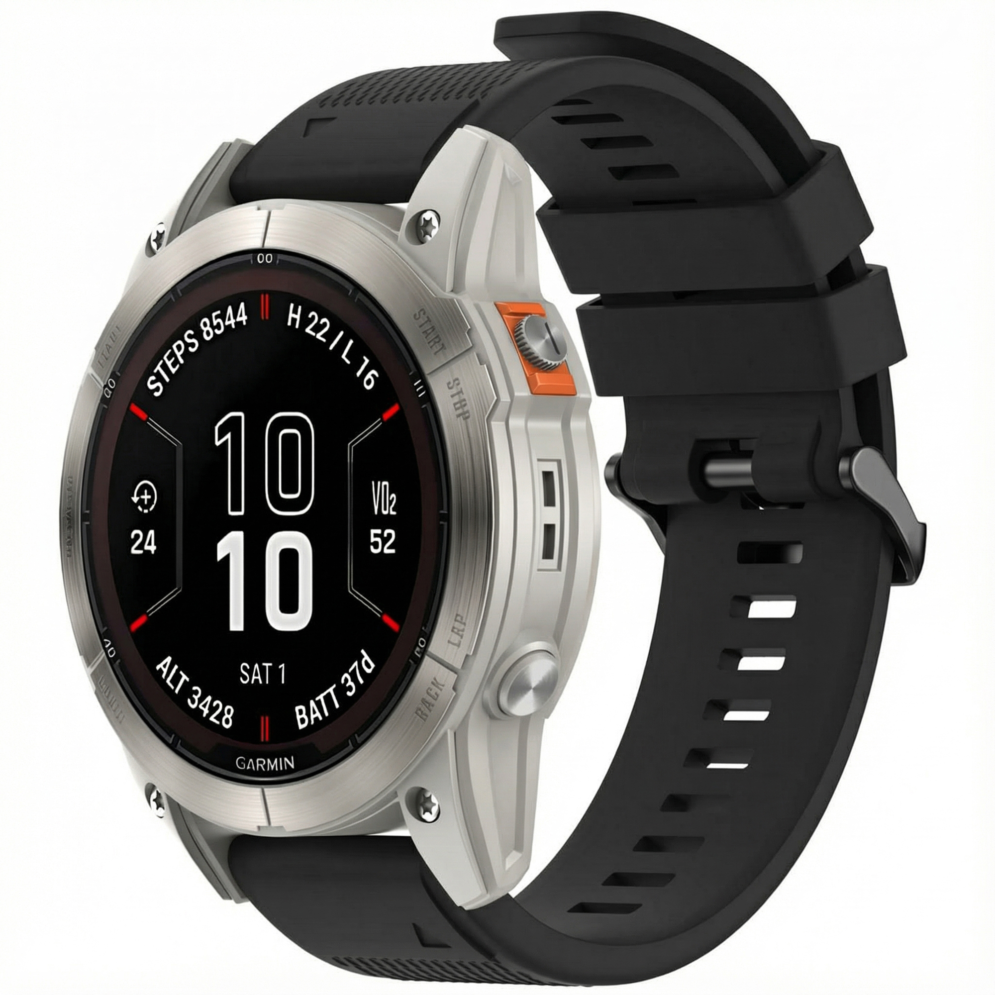 imoshion Bracelet QuickFit® en silicone - Connexion Garmin 26 mm - Noir
