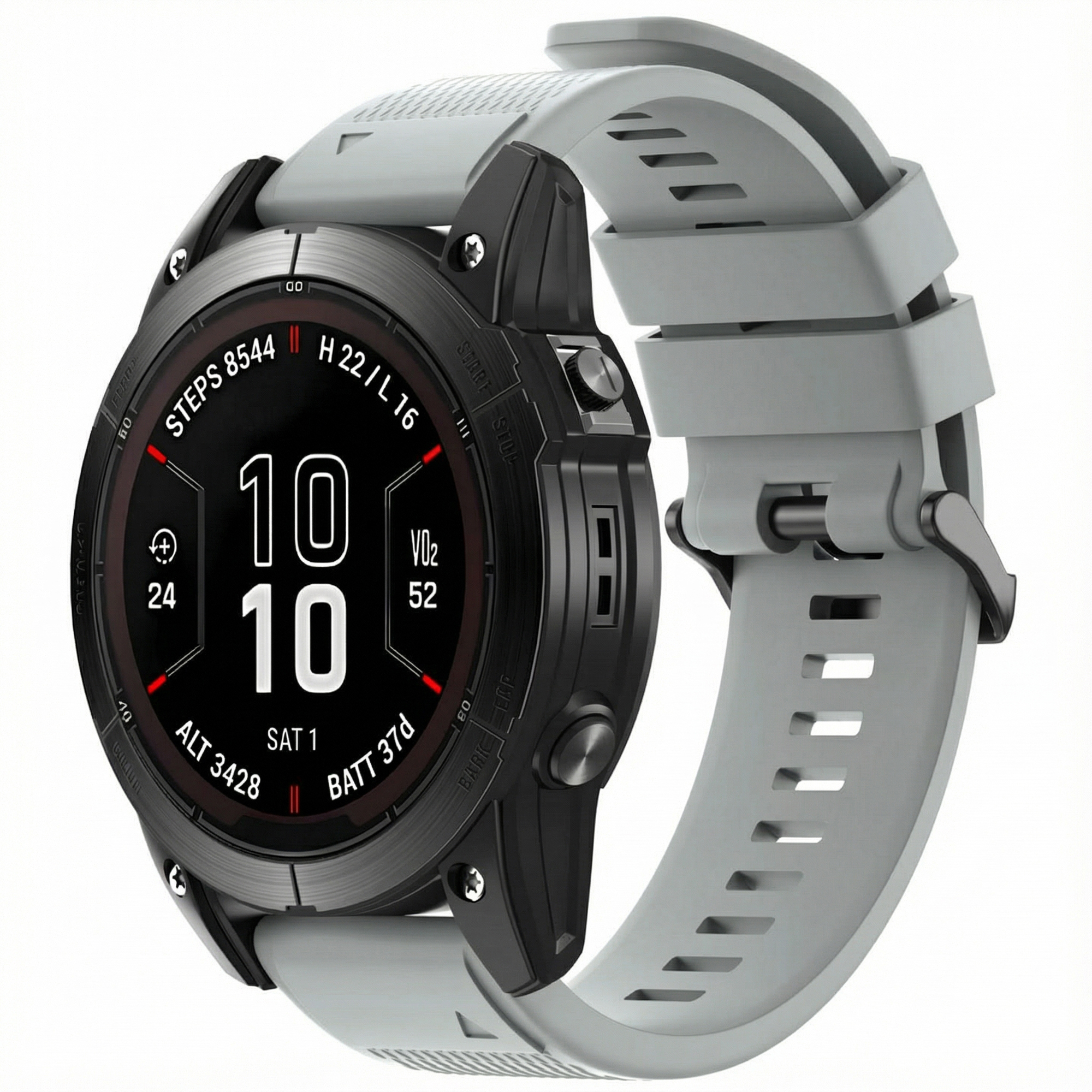 imoshion Bracelet QuickFit® en silicone - Connexion Garmin 26 mm - Gris