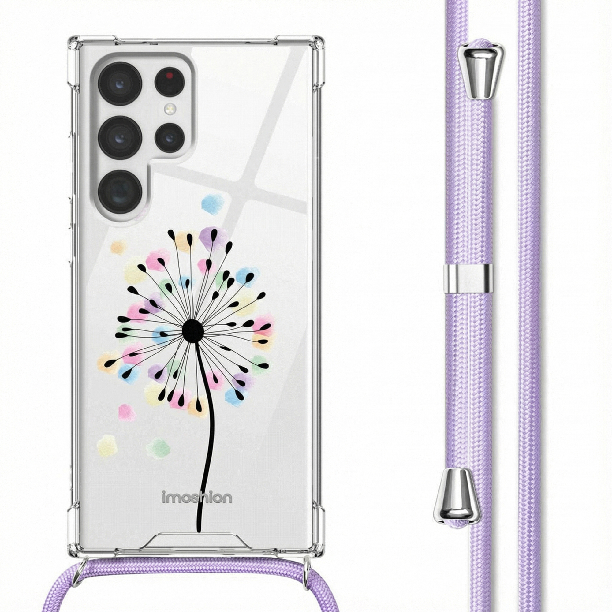 imoshion Coque Design avec cordon Samsung Galaxy S22 Ultra - Sandstone Dandelion