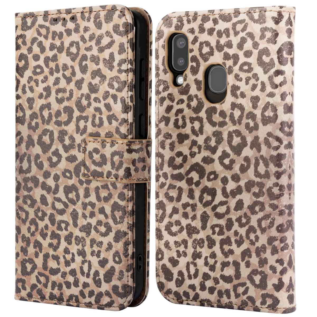 imoshion Design Bookcase voor de Samsung Galaxy A20e - Leopard Mood