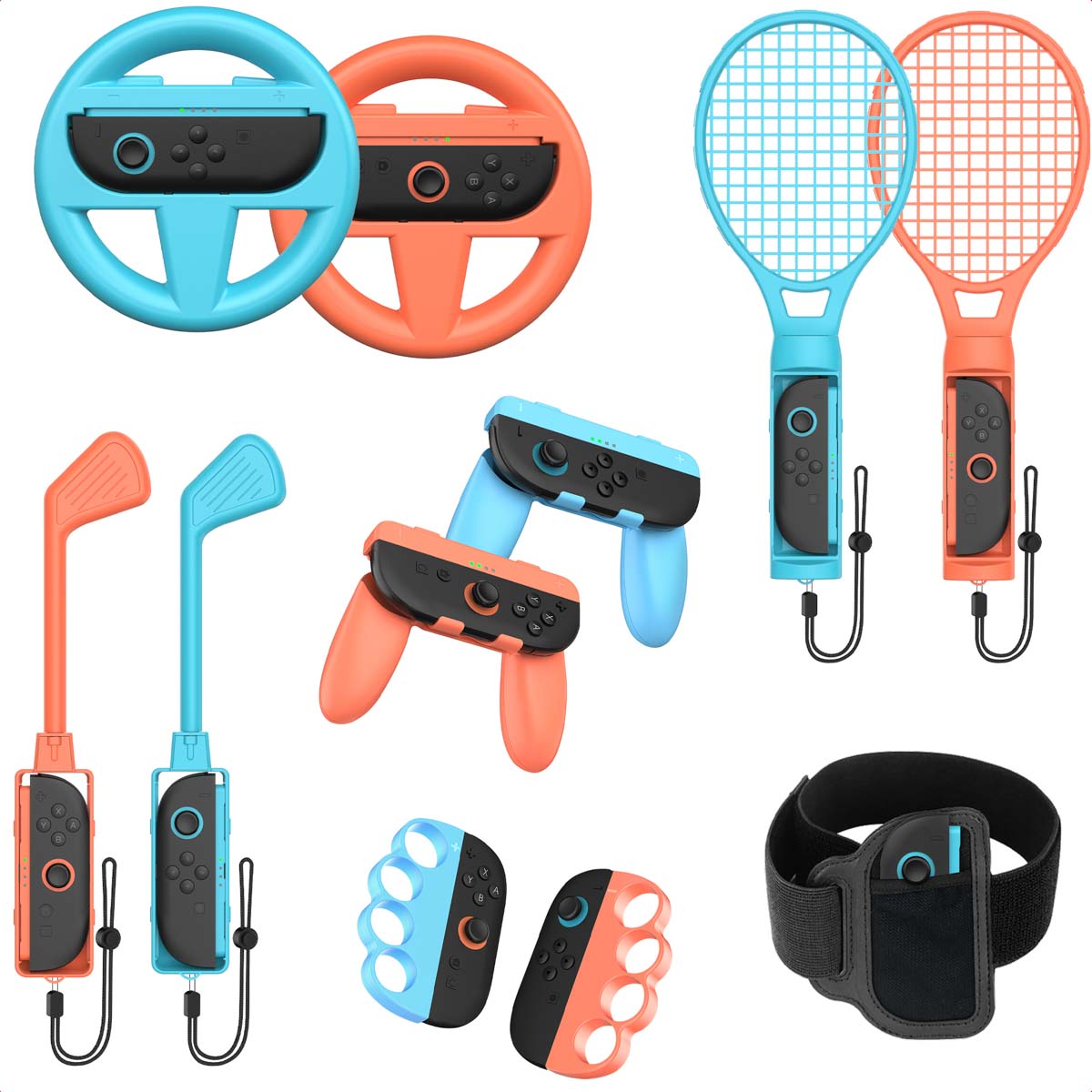 imoshion Ensemble Nintendo Switch 2 - Ensemble d'accessoires de 15 pièces pour Nintendo Switch 2