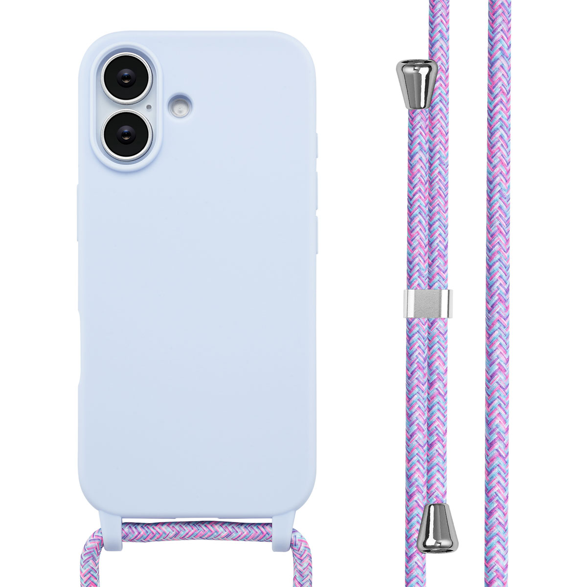 imoshion Siliconen hoesje met koord voor de Apple iPhone 17 - Paars