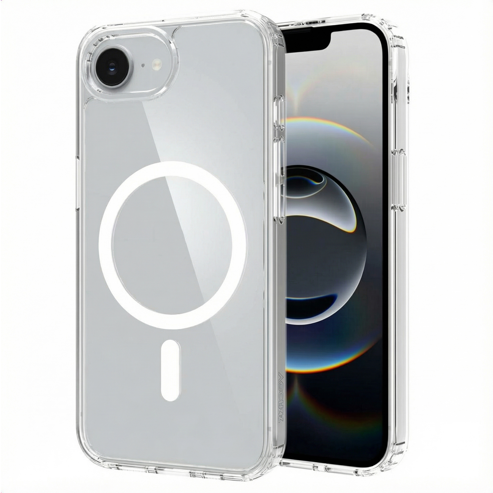 Accezz Coque arrière Xtreme Impact avec MagSafe Apple iPhone 17e / 16e - Transparent