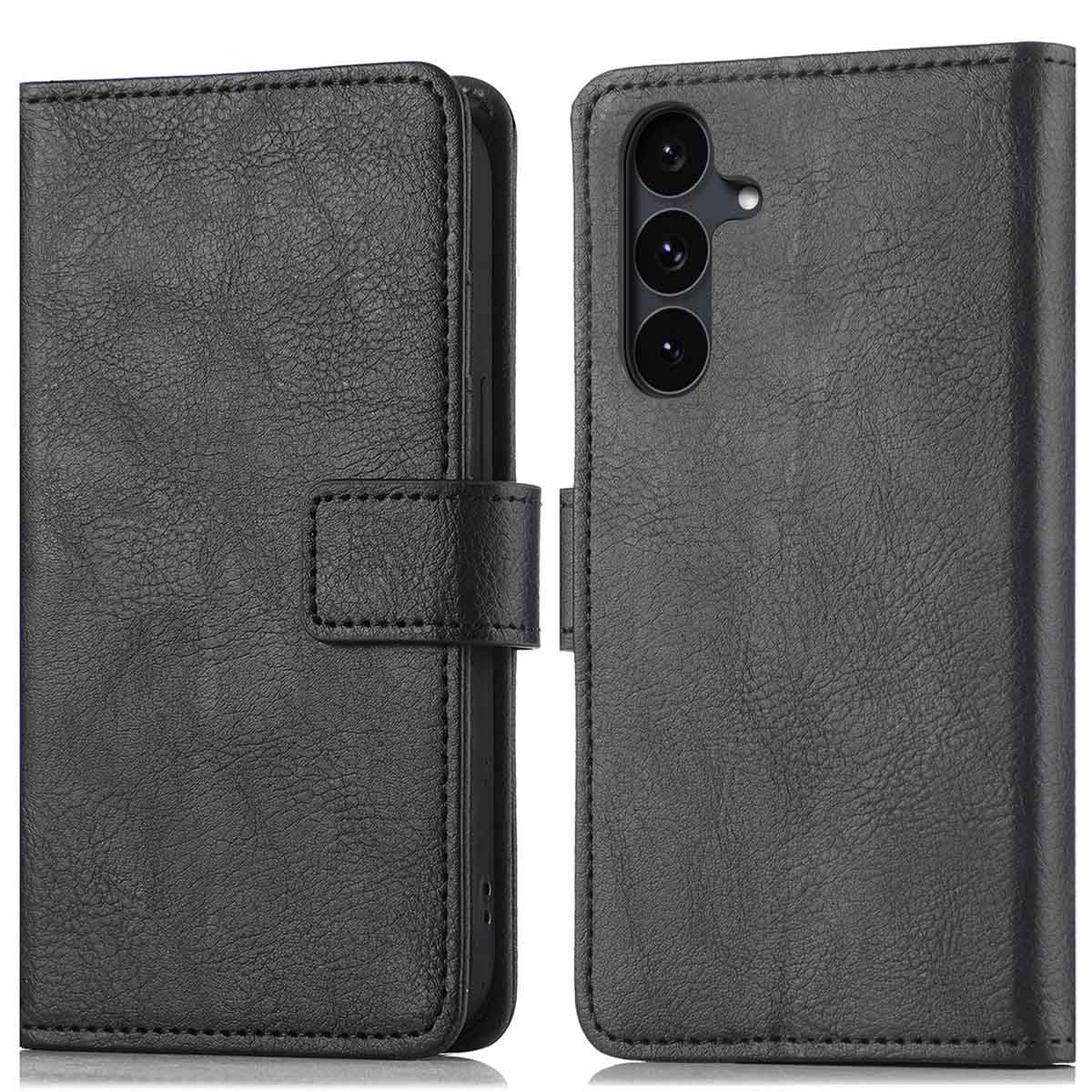 imoshion Luxe Bookcase voor de Samsung Galaxy S25 FE - Zwart