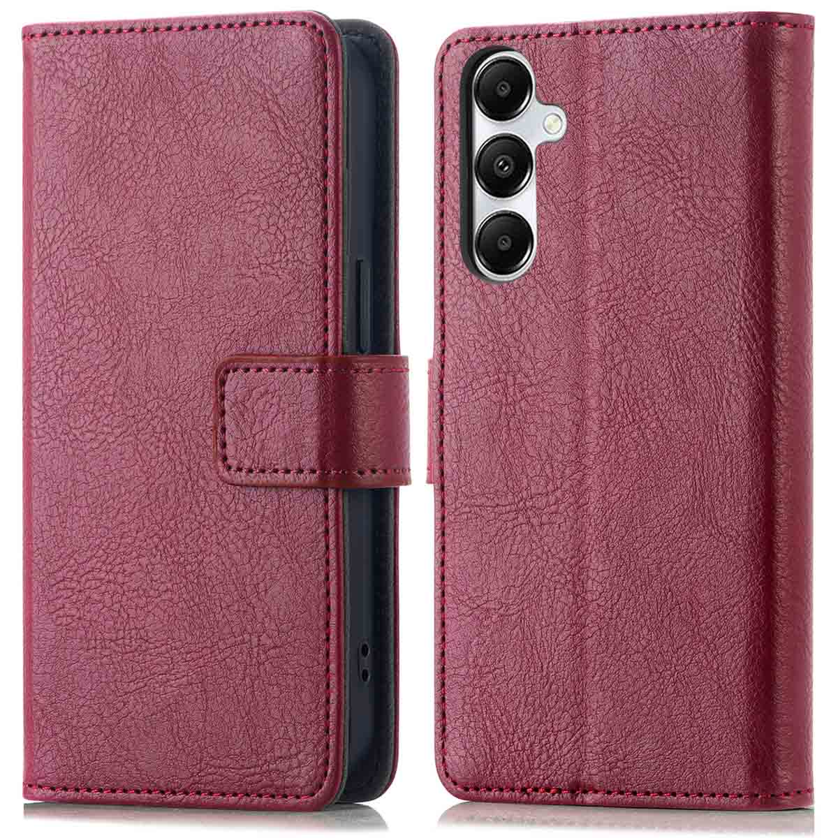 imoshion Luxe Bookcase voor de Samsung Galaxy A17 (5G) / (4G) - Bordeaux